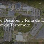 Plan de desalojo y ruta de escape en caso de terremoto