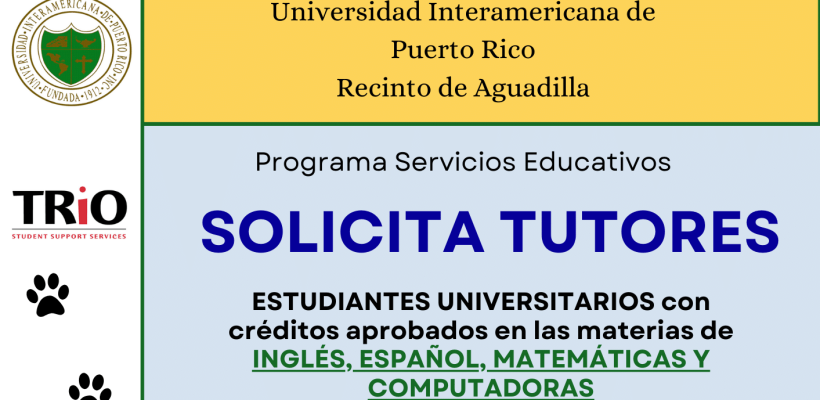 Oportunidad de Empleo (Tutores)