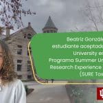 Estudiante destacada participará de Internado en Universidad de Indiana